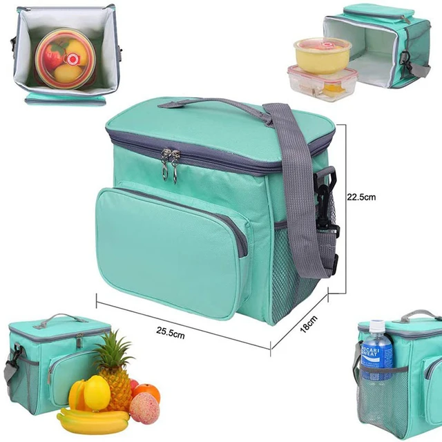 Waterproof Picnic Bag Thermal Insulated Lunch Box Tote Cooler