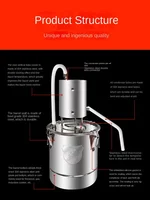 Small Home Wine Maker Distiller Equipment for Brewing and Distilling 304 2