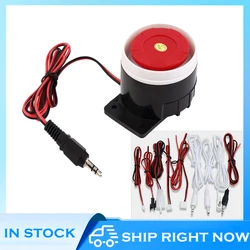 Loud Indoor Siren 120dB Support Custom Plug Alarm Horn Wired Durable Alarm For Home Security DC 12V