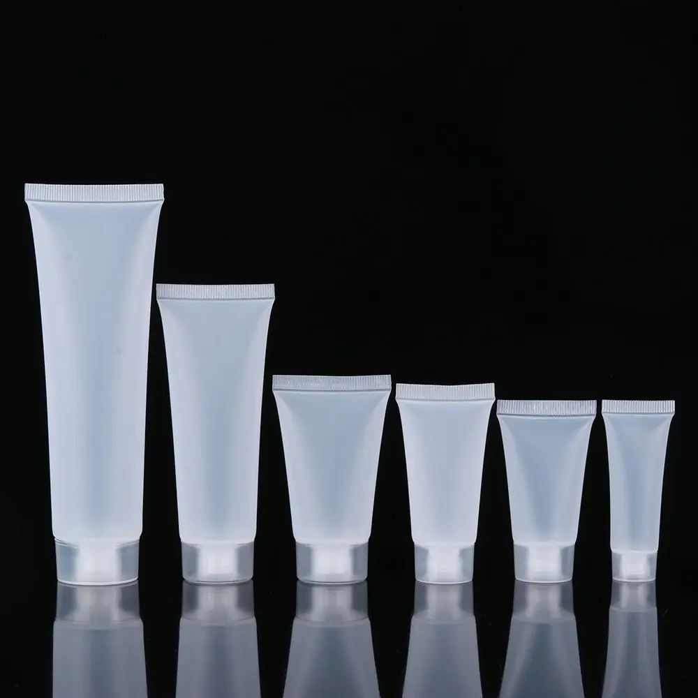 2PCS Portable Travel Size Empty Cream Tube Lotion Packing Refillable Bottle Shampoo Holder