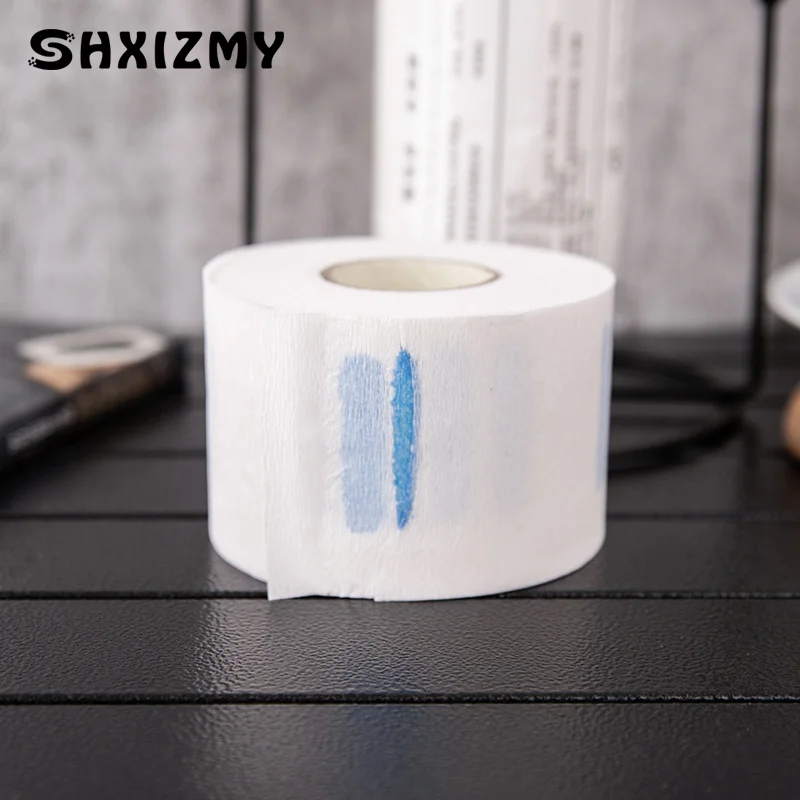 Disposable Barber Neck Strip Paper Prevent Broken Hair Cut Care Hair Stylist Salon Protector Absorb Perspiration​ Tissue 80Pcs/R