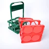 Portable Beer Carrier 4/6 Pack Folding Drinks Holder Six Pack Beer Rack Collapsible Plastic Reusable Wine Cup Rack 5