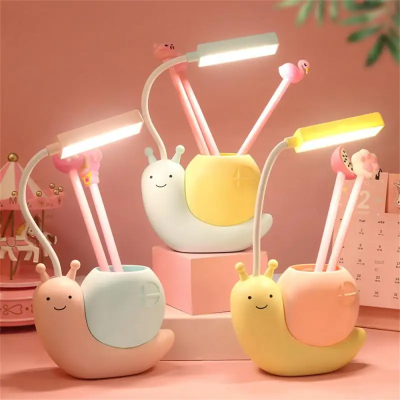 

Настольная лампа с мультяшным рисунком, лампа с ручкой для чтения с USB-зарядкой для защиты глаз от детей