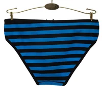 Culotte en coton rayé pour femme, slip taille moyenne, sous-vêtement doux, haute qualité, sexy, grande taille, M, L, XL, ensemble de 6 pièces 2