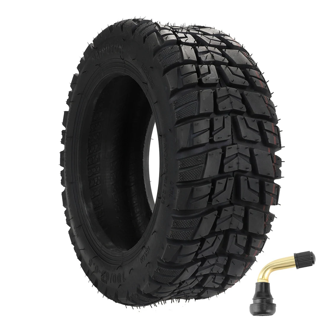 

11 Inch 100/65-6.5 Electric Scooter Vacuum Wheel Tyre Tubless Tire for DT Widen Off-Road Tire with Tyre Valve