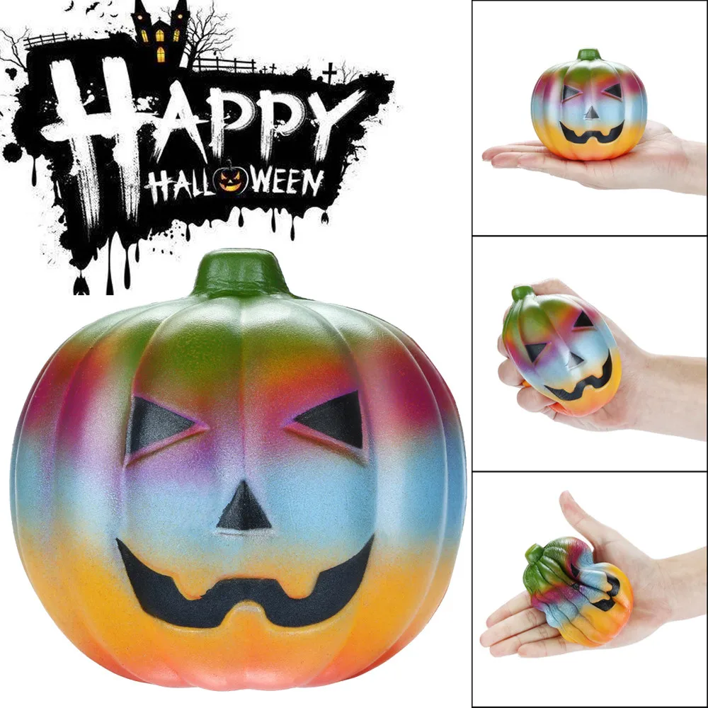 

Rainbow Slow Rising Scented Stress Relief Halloween Toy Fidget Toys Antistress Kids Toys Funny Squishy Toys Kawaii For Children