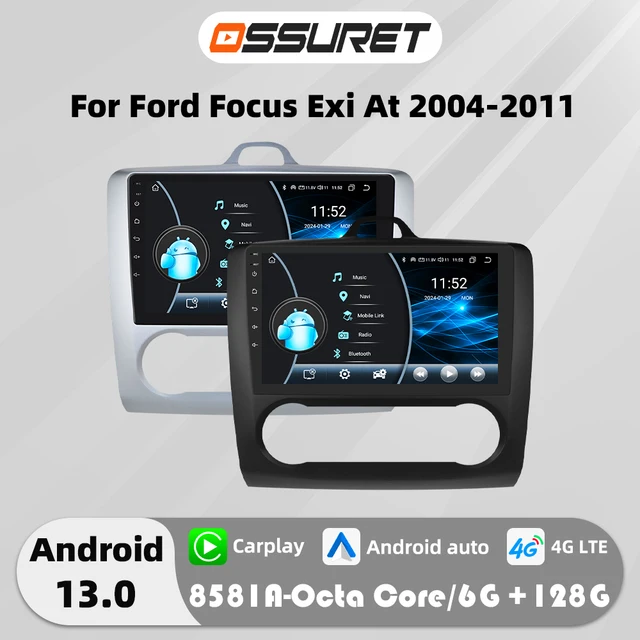 9"Android 13 Car radio GPS Stereo For Ford Focus EXI AT 2004-2011 Multimedia player 4G Autoradio DSP Carplay 2din SWC Head Unit