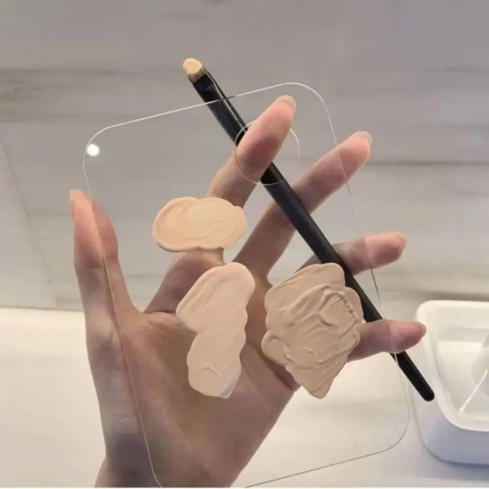 

Акриловая Палитра с отверстиями, новинка, искусственная пигментная косметика из нержавеющей стали, инструмент для маникюра и дизайна ногтей