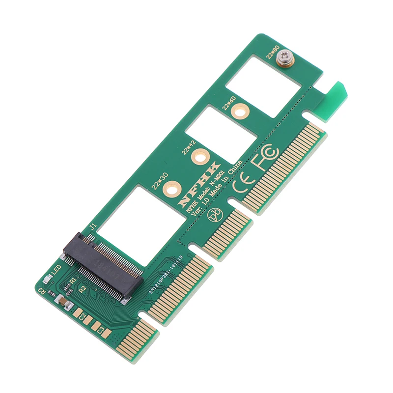 NVMe M.2 NGFF SSD to PCI-E PCI 익스프레스 3.0 어댑터 라이저 카드 컨버터, PCIe x4 x2 NVMe AHCI 2280 2260 2242 2230, 16x x4