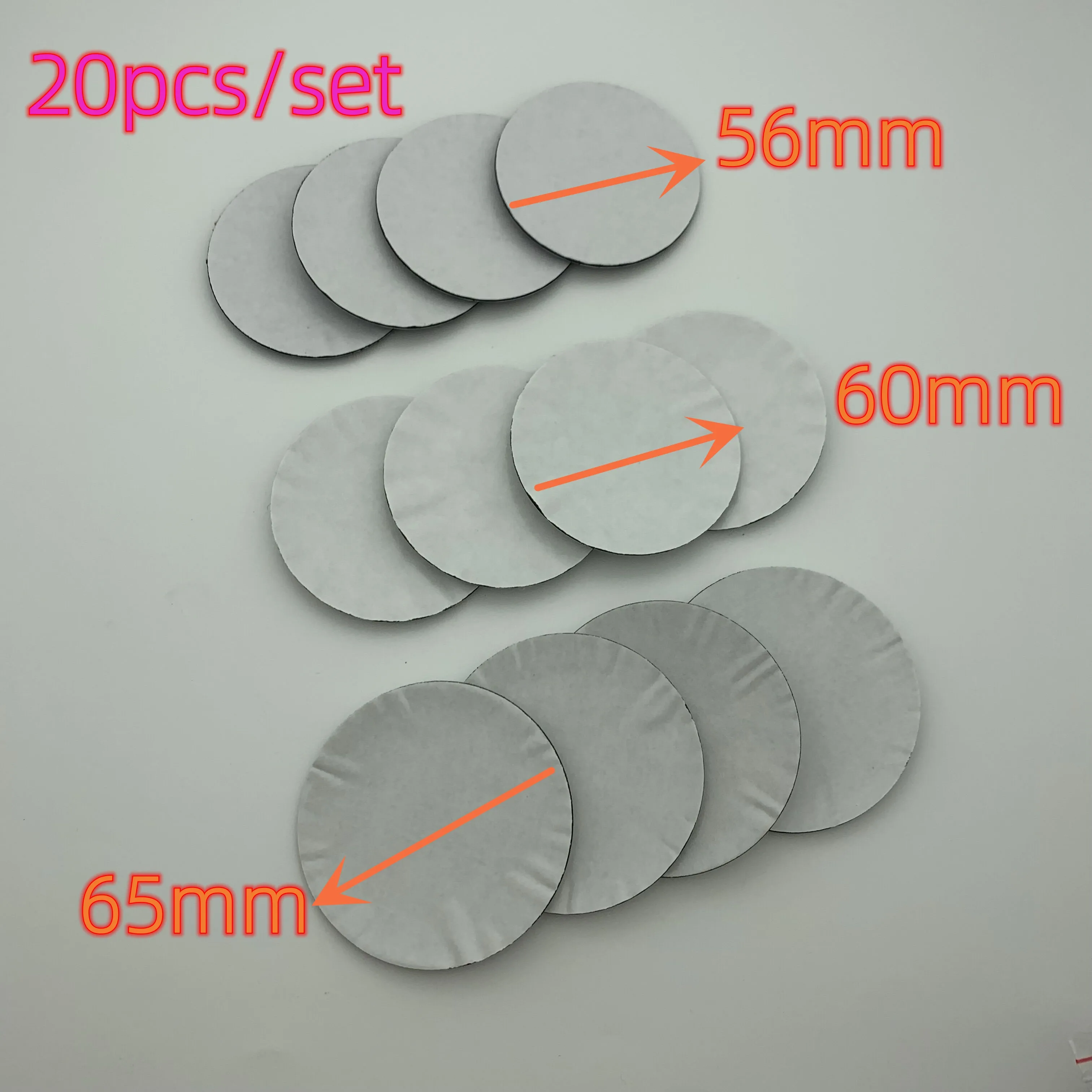 

20Pcs/Set Size 56mm 60mm 65mm Sticker Car Wheel Hub Center Covers Caps Auto Logo Badge Emblem Decals Car Accessories Stickers