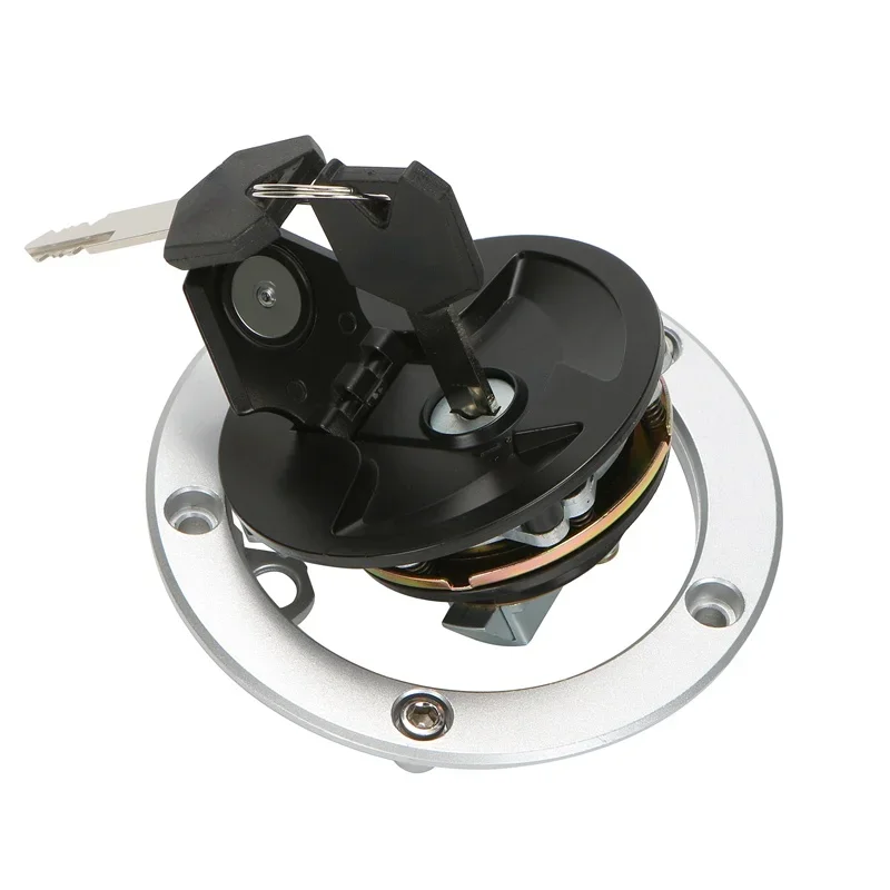 キャニスブレイク ノーラップ 1 Set Motorcycle Fuel Gas Tank Cap Lock with 2 Keys+Ignition