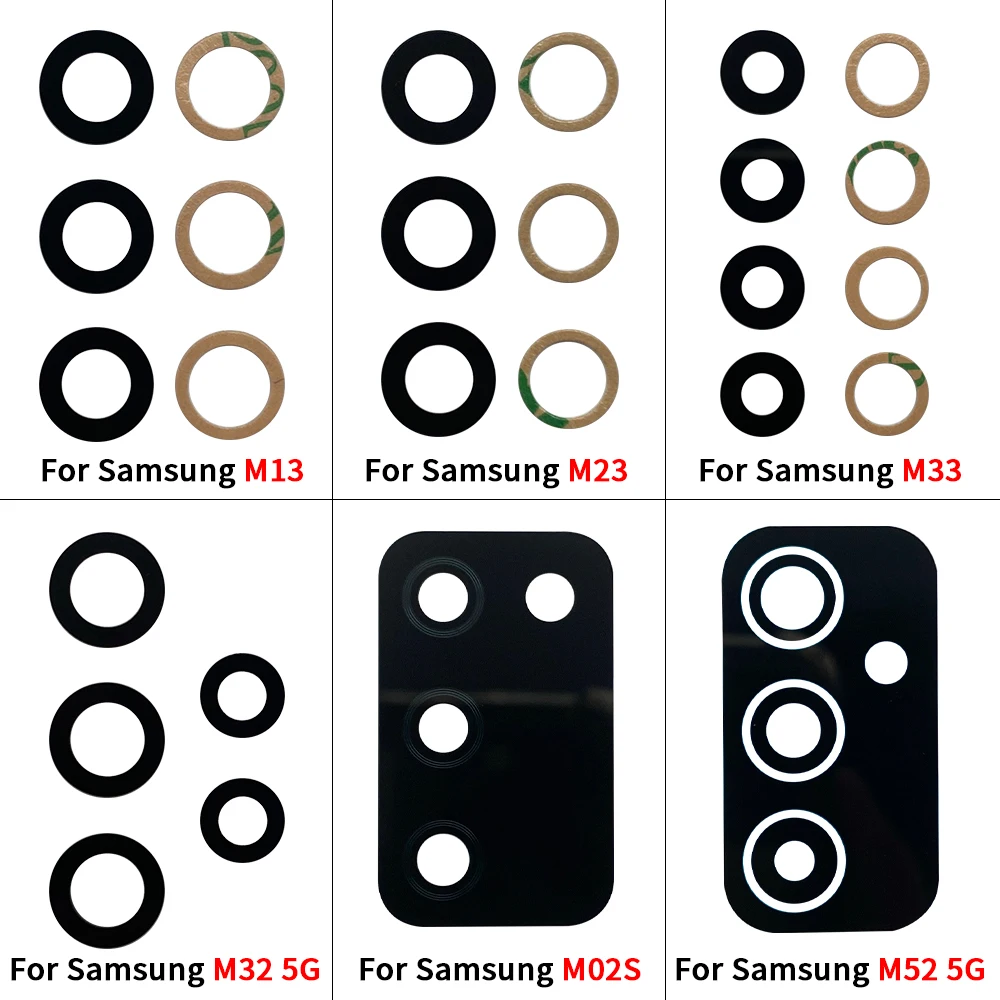 Premium Replacement Rear Camera Glass Lens with Adhesive