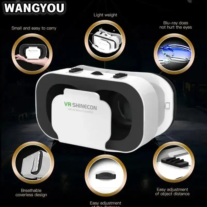 G05 3D VR SHINECON Glasses Headset Headmounted Virtual - Image 2