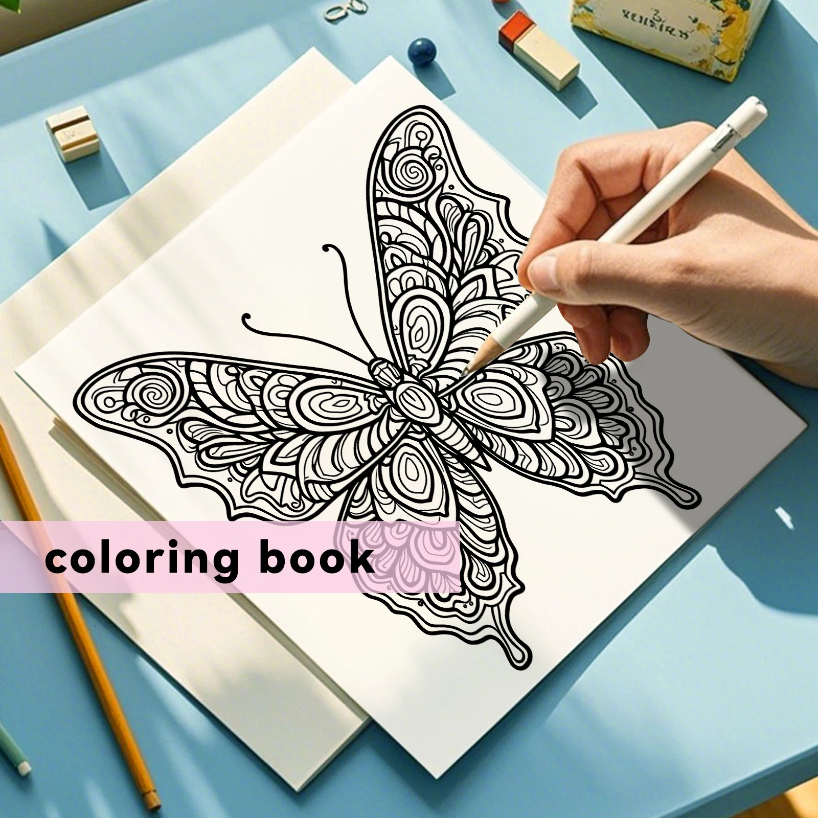 MANDALA Coloring Book for Adults Picture Book Cute Flower Drawing Book Perfect Gift for Party and Birthday 5