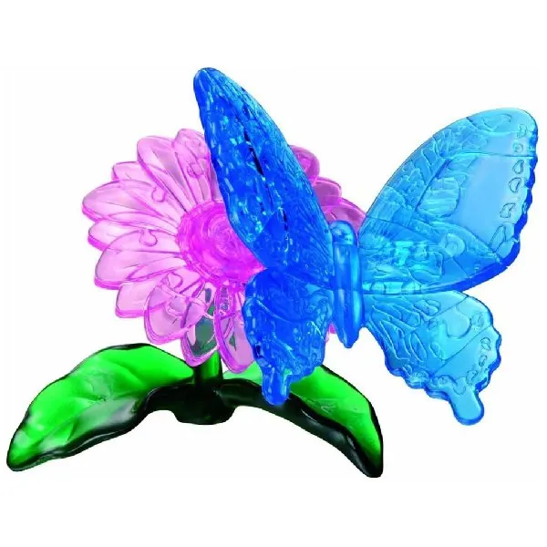 3D головоломка Crystal Puzzle Butterfly Blue M