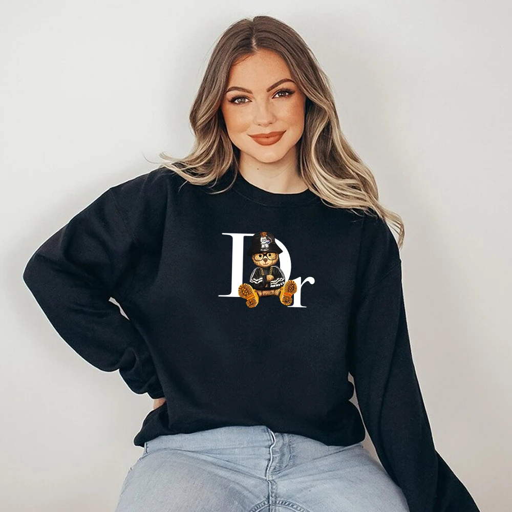 

2024 Men's New Letter Printed Sweatshirt Designer Fleece Pullover Hoodie For Man Harajuku Y2K Fashion Casual O-neck Streetwear