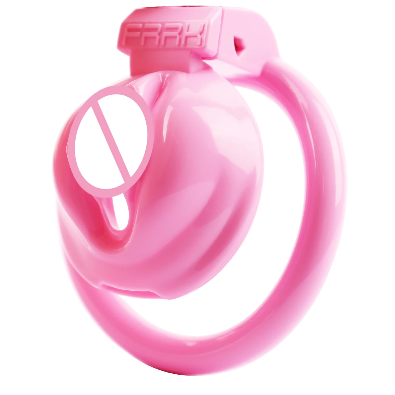 FRRK ABS Pussy Male Chastity Cage 4 Penis Rings Lock Cock Harness Belt BDSM Sex Toys For Men Femboy 18+ penis chastity cage chastity lock sex toy chastity cage accessory penis cock ring