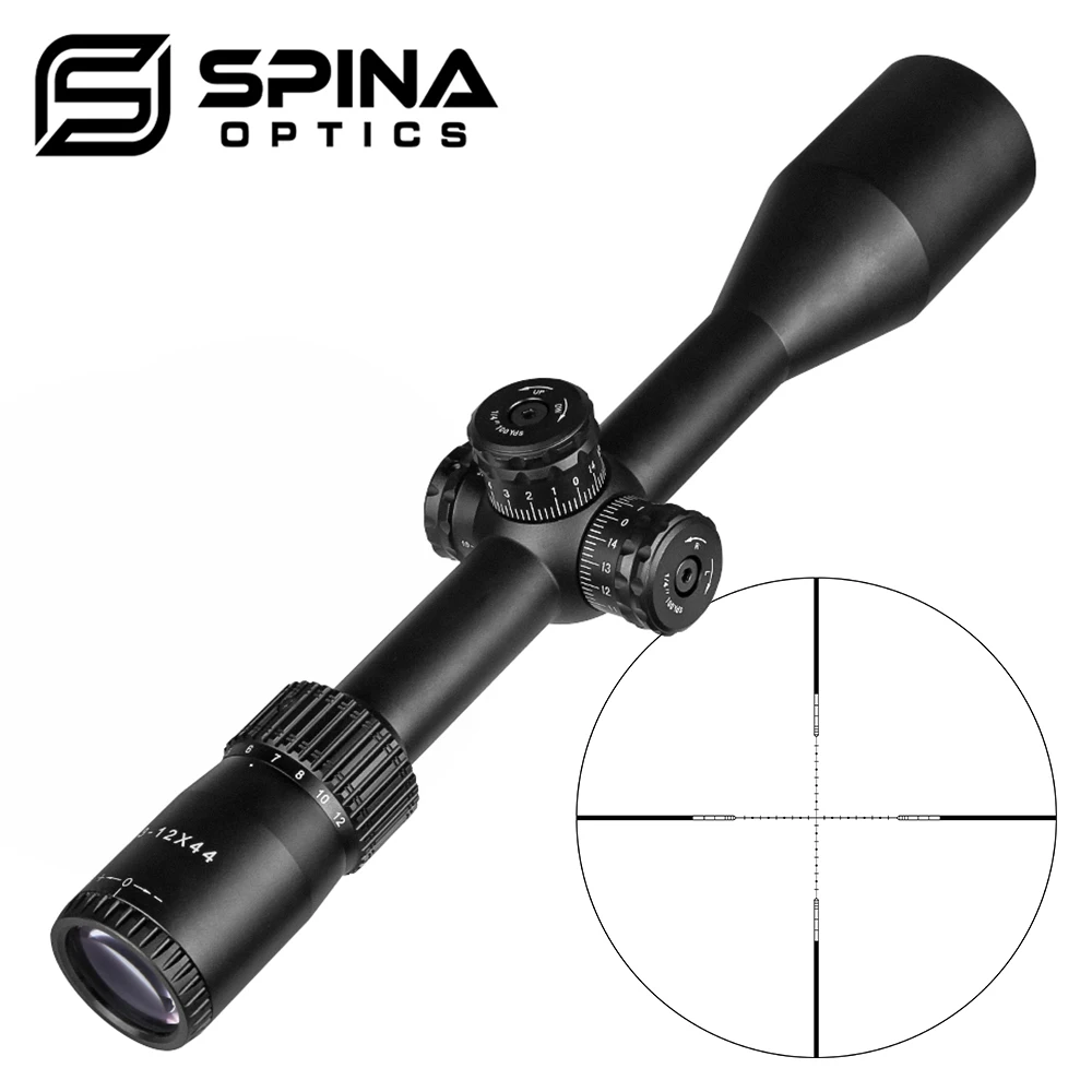 

SPINA OPTICS Rifle Scope Hunting 3-12X44 SF Mil Dot Side Parallax Tactical Riflescope Top Quality Optical Sight For Hunting