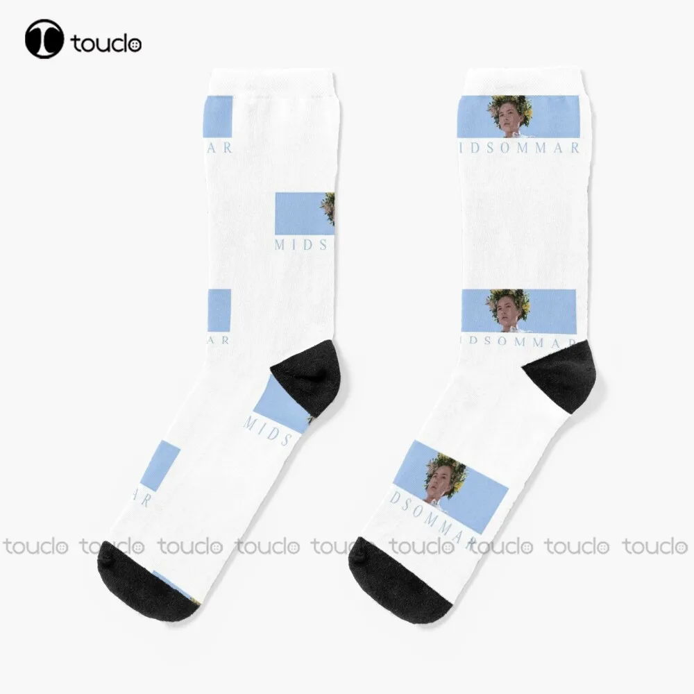 

Midsommar Movie Florence Pugh Socks Mens Cotton Socks 360° Digital Print Christmas New Year Gift Unisex Adult Halloween New Art