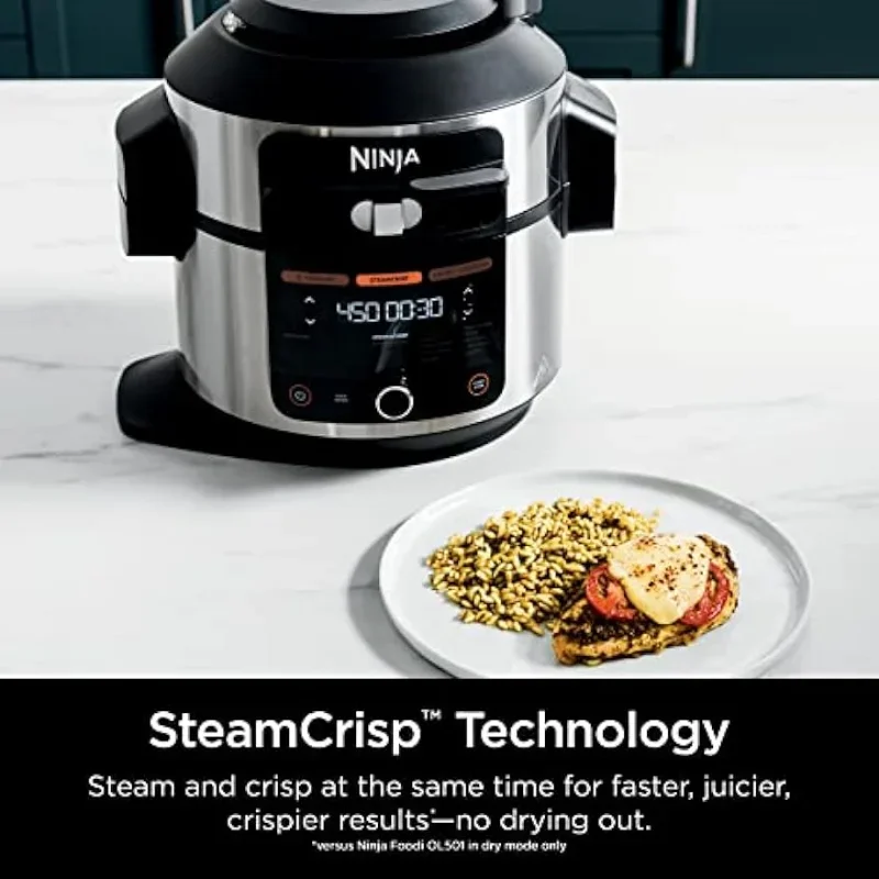 Ninja OL501 Foodi 6.5 Qt. 14-in-1 Pressure Cooker Steam