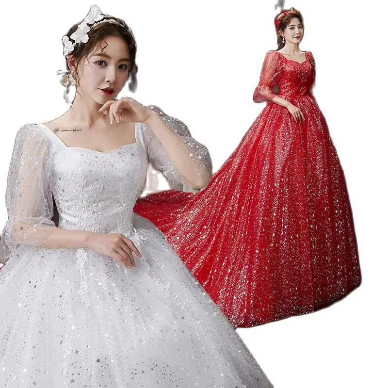 

Gorgeous Ball Gown Wedding Dress With Lace Vestido De Novia Princesa Vintage Wedding Dresses Real Image Bridal Gown 2022 Cathedr