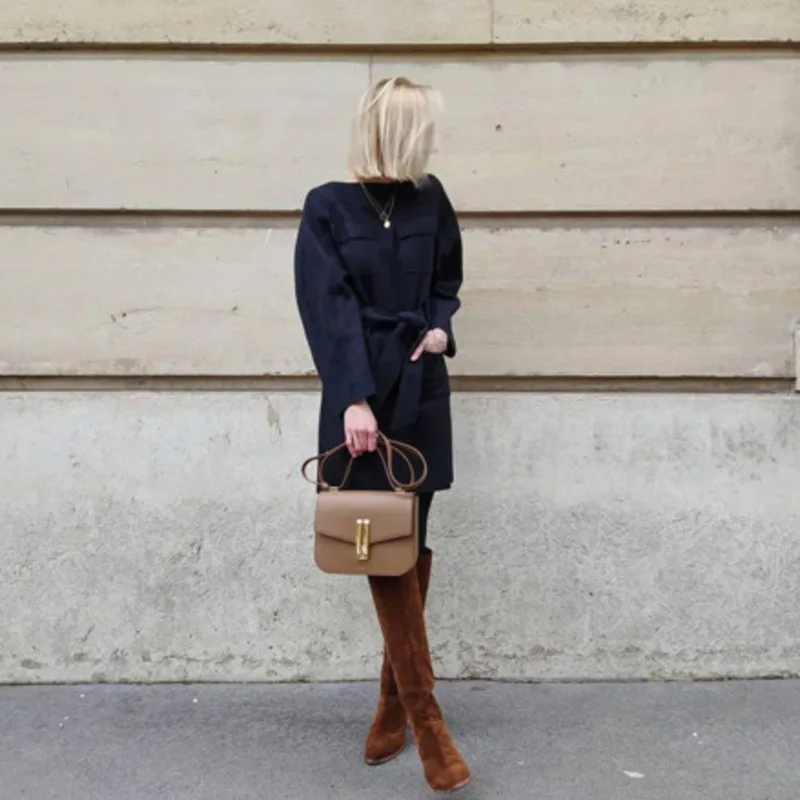 Women's Niche Design New Fashionable Trendy Single Shoulder Small Square Bag Casual And Crossbody Leather Handbag Shoulder Bags