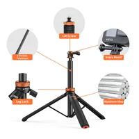Aluminum Extend Selfie Stick Tripod Mini Portable Vlog Tripod for Go Pro 13 12 11 10 9 8  DJI Osmo Action 3 4 5 Insta 360 X5 X4 - Image 5