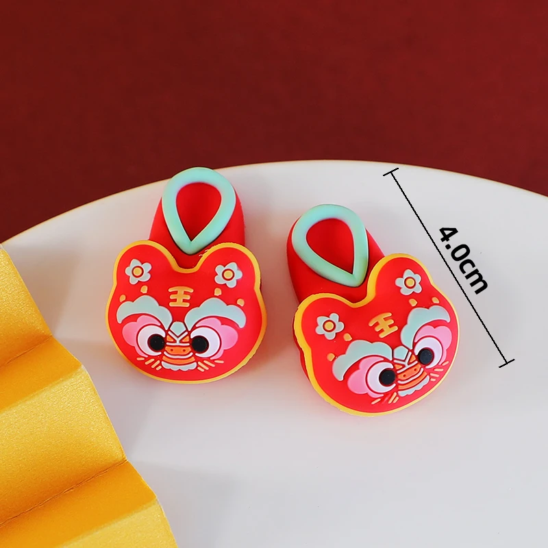 Kuchendekorationen zum 1. Geburtstag im chinesischen Stil für Babys, 100 Tage, ganzer Monat, Kuchendekoration, Neujahrstuch, Löwentanz – Detail 12