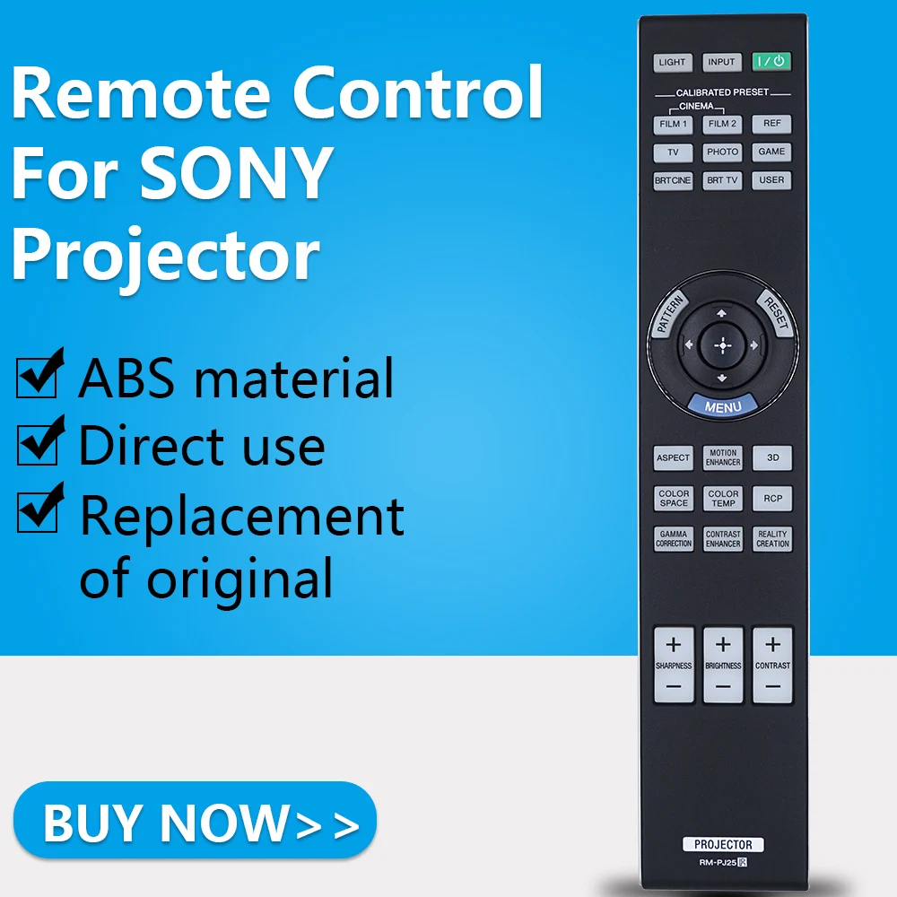 ZFForSonyProjectorRemoteControlRMPJ25VPLGTZ1VPLHW45ESVPL
