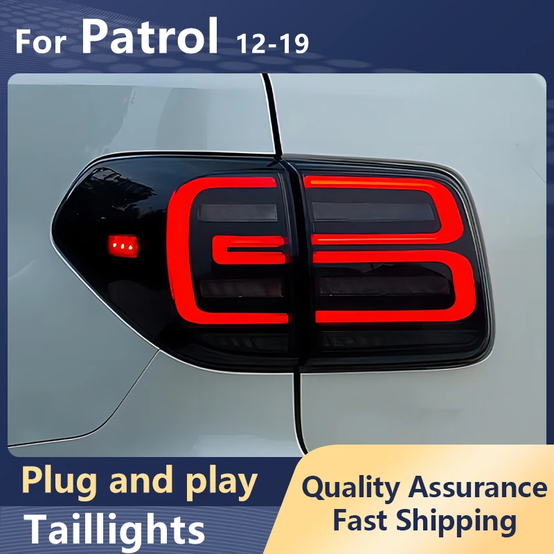 

Автомобильный Стайлинг, задние фары для Nissan патруль Y62 2012-2019 светодиодный DRL, динамическая лампа поворота, тормоз, задние автомобильные аксессуары