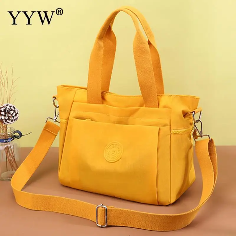 Large Capacity Nylon Shoulder Tote Bags Waterproof Mother Outdoor Travel Handbags Multifunctional Commuter Messenger Bags Purse