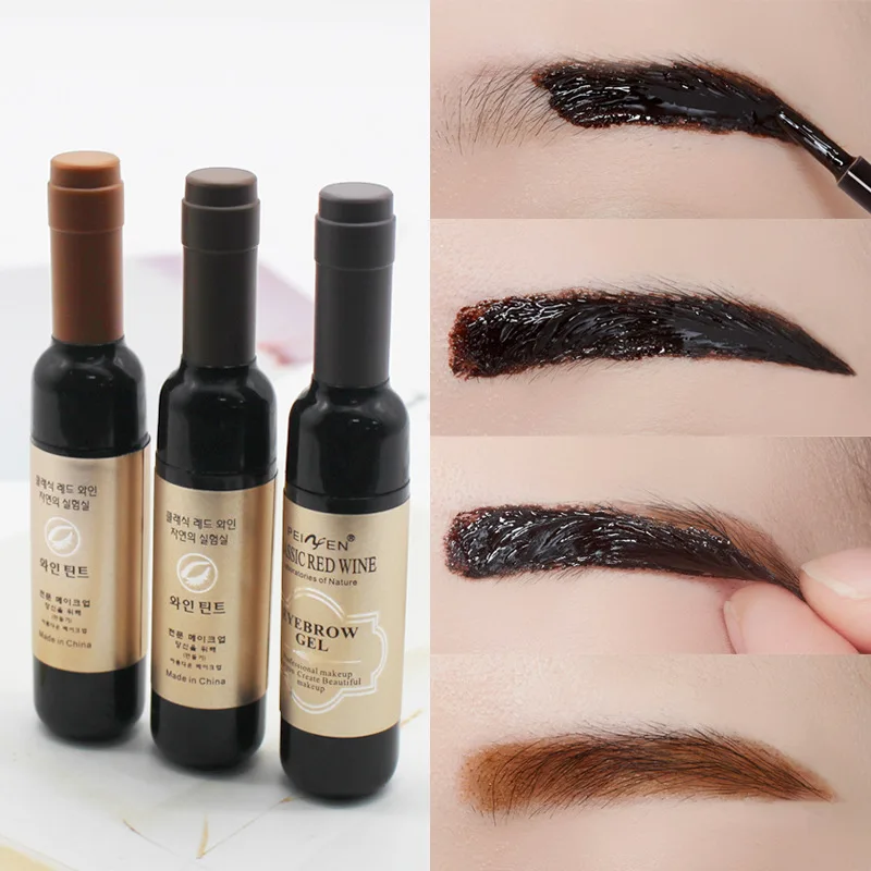 

1Pc Eyebrow Enhancers Tattoo Gel Coffee Gray Red Wine Tattoos Brow Gels Waterproof Eyebrow Tinting Gel Cream Makeup Cosmetics