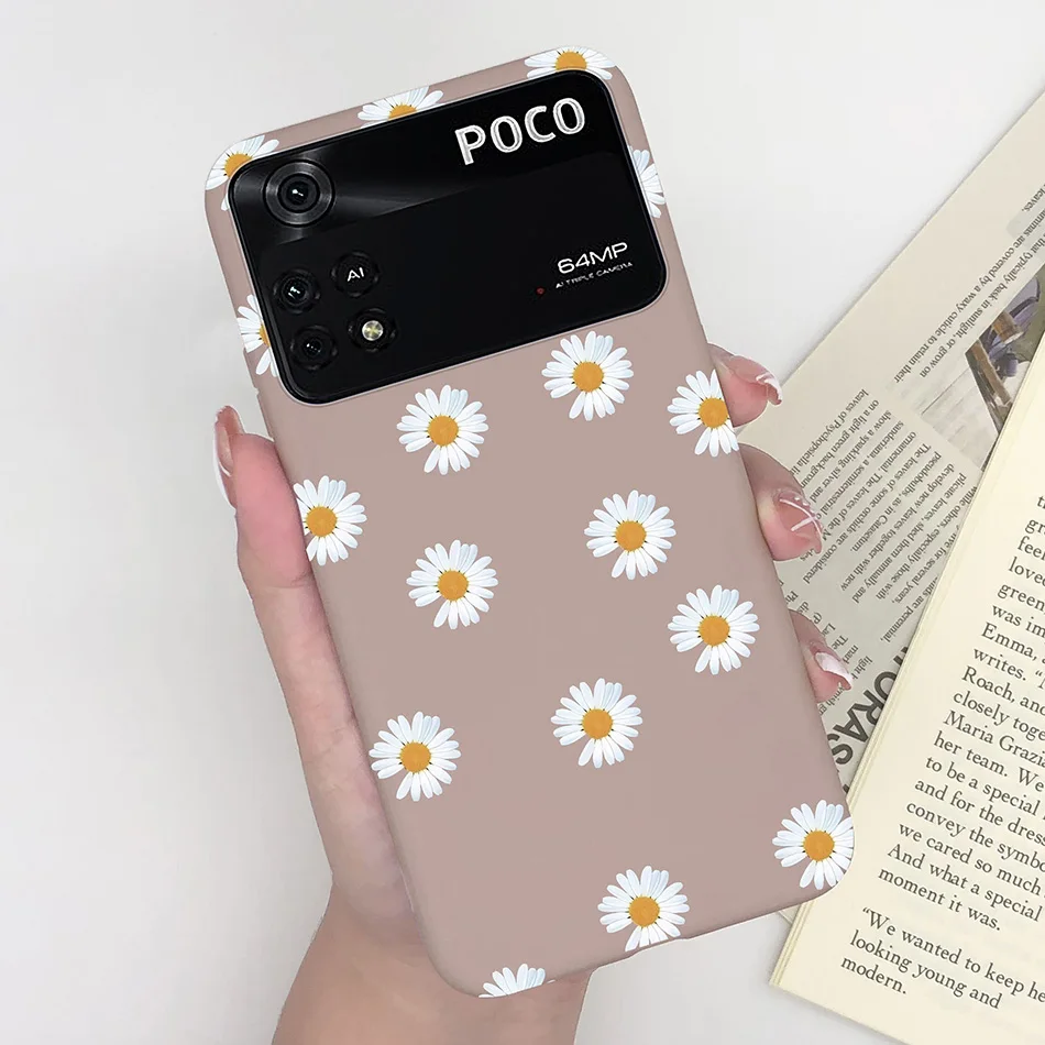 Charming Heart & Butterfly Floral Soft Silicone Matte Protective Phone Case