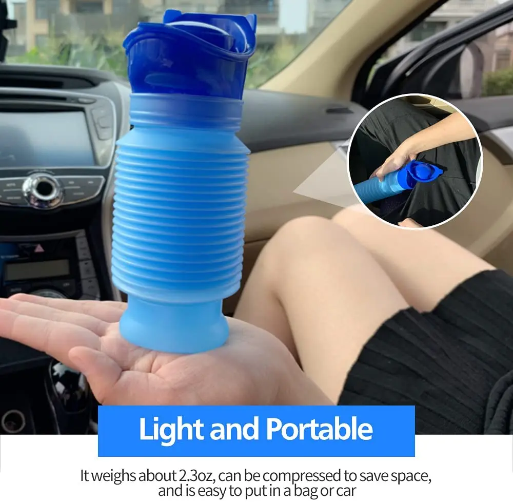 Male Female Portable Urinal Travel Camping Car Toilet Pee Bottle Emergency  Kit