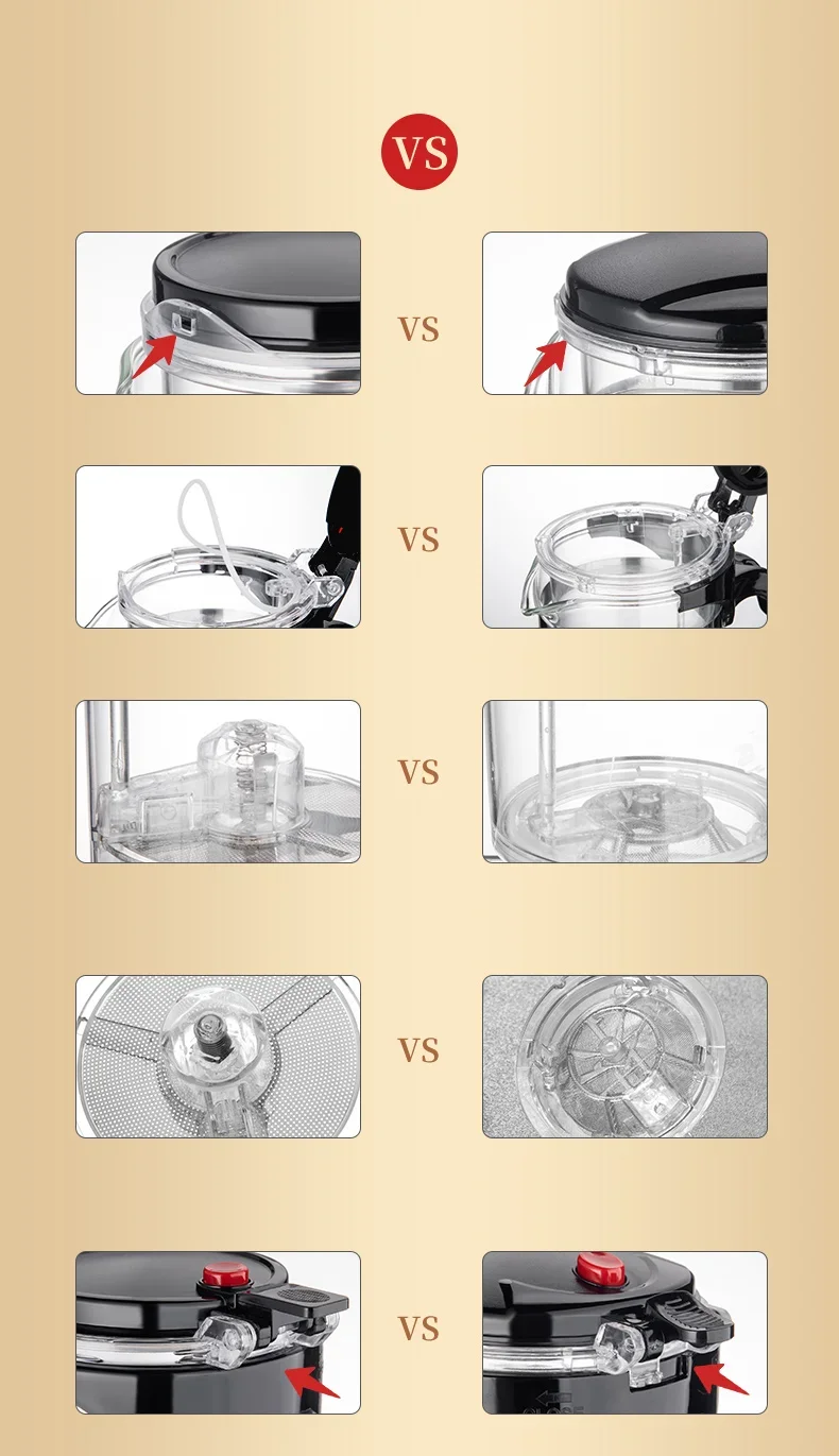 Teapot With Infuser Thickened Glass Heated Resistant Tea Pot One-button Filtering Tea Separation Kettle Tea Coffee Maker Teapot With Infuser Thickened Glass Heated Resistant Tea Pot One-button Filtering Tea Separation Kettle Tea Coffee Maker