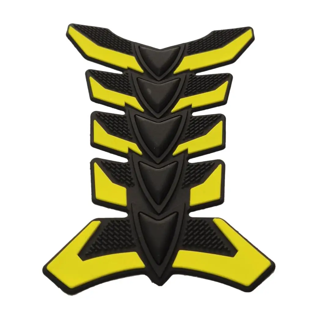 

3D Rubber Fishbone Motorcycle Modified Oil Fuel Gas Tank Pad Decal Sticker