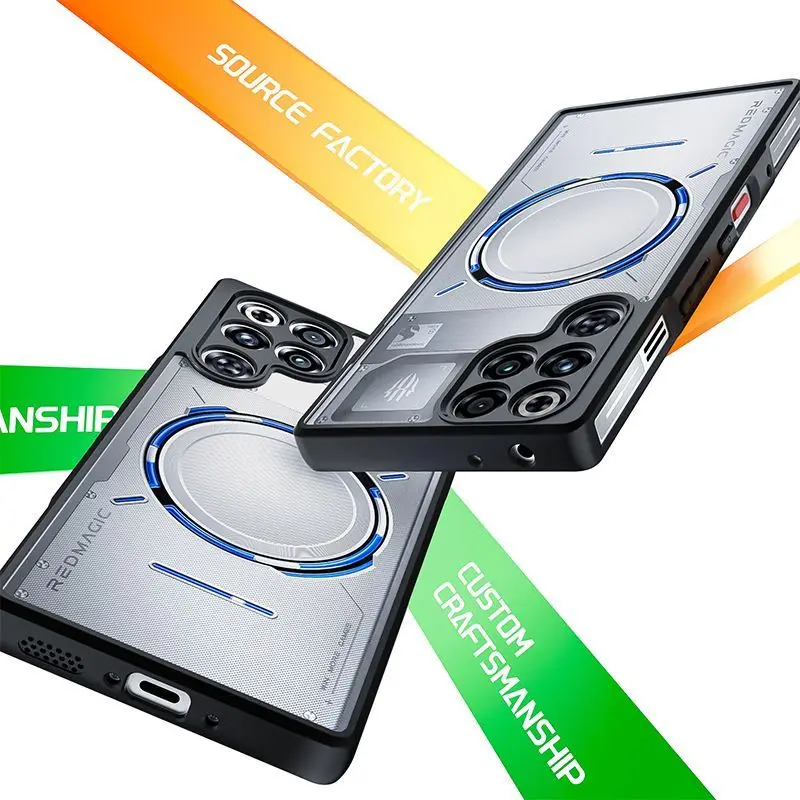 Magnetic Luxury Armor Frosted Transparent Phone Case