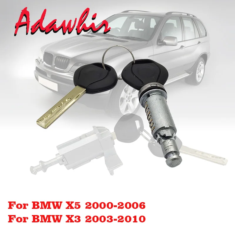 

For 2000-2006 BMW X5 E53 series door lock cylinder, with 2 keys 51217035421