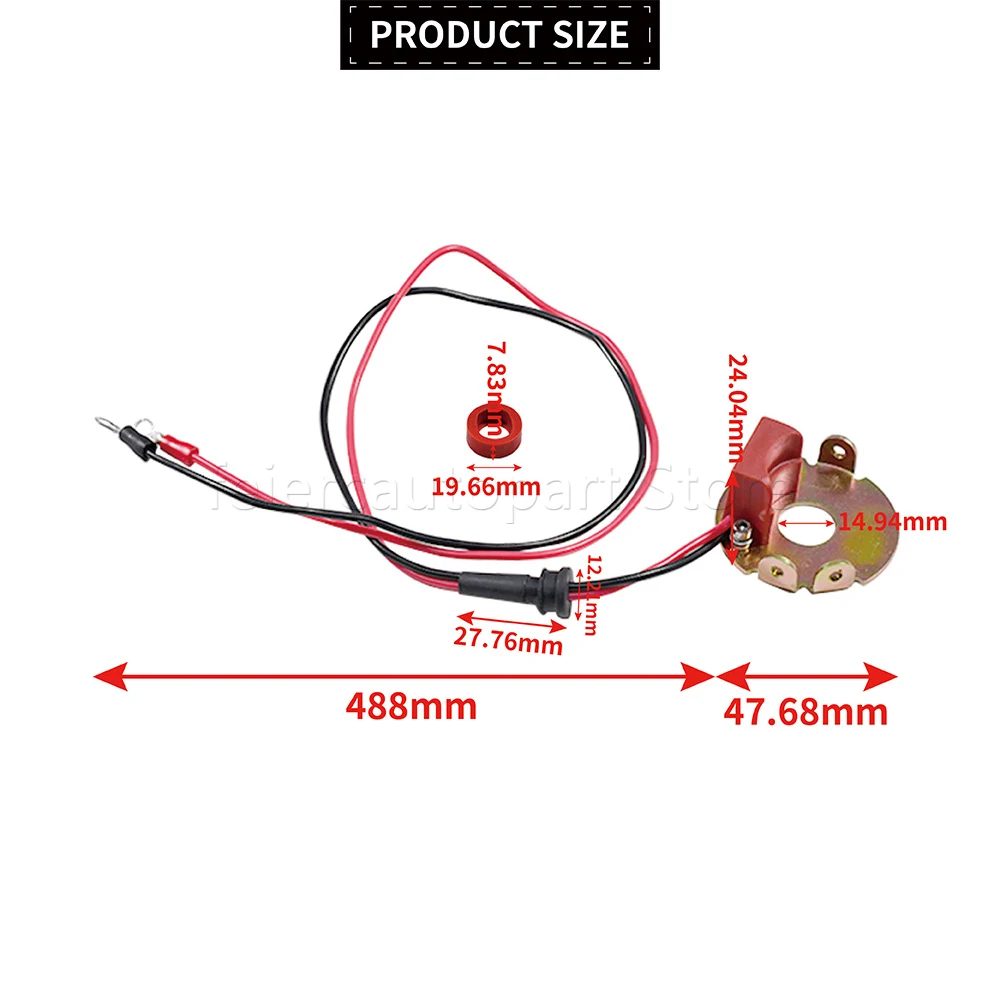 Electronic Ignition Kit Car Electronic ignition kit FSO 126P 2 Cylinder Electronic 600 & FSO 126P 2 Cylinder Distributor for Fiat 500 126