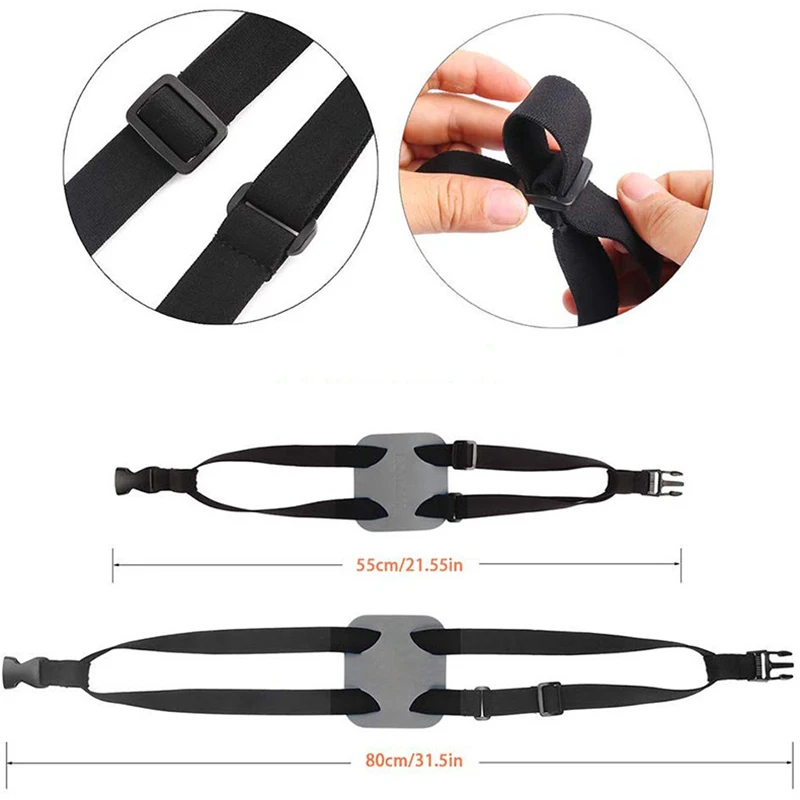 4 Cinghie Elastiche Fissaggio Bagagli – Regolabili Per Valigie E Zaini, Accessori Viaggio