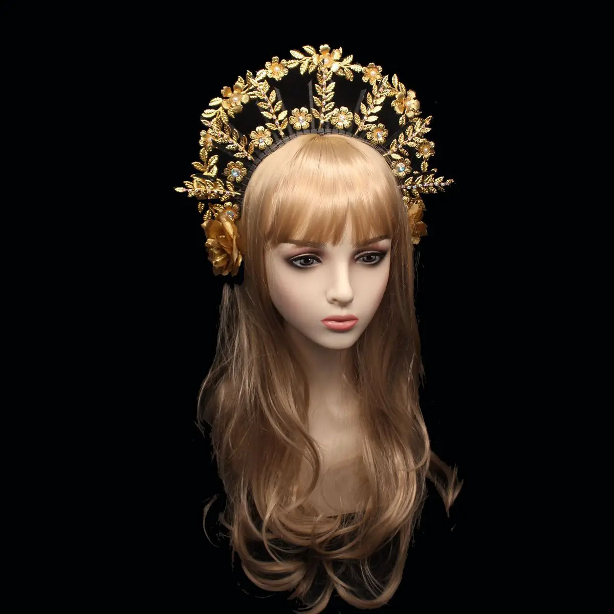 Gótico Lolita Virgem Coroa Headband Goddes Cabelo