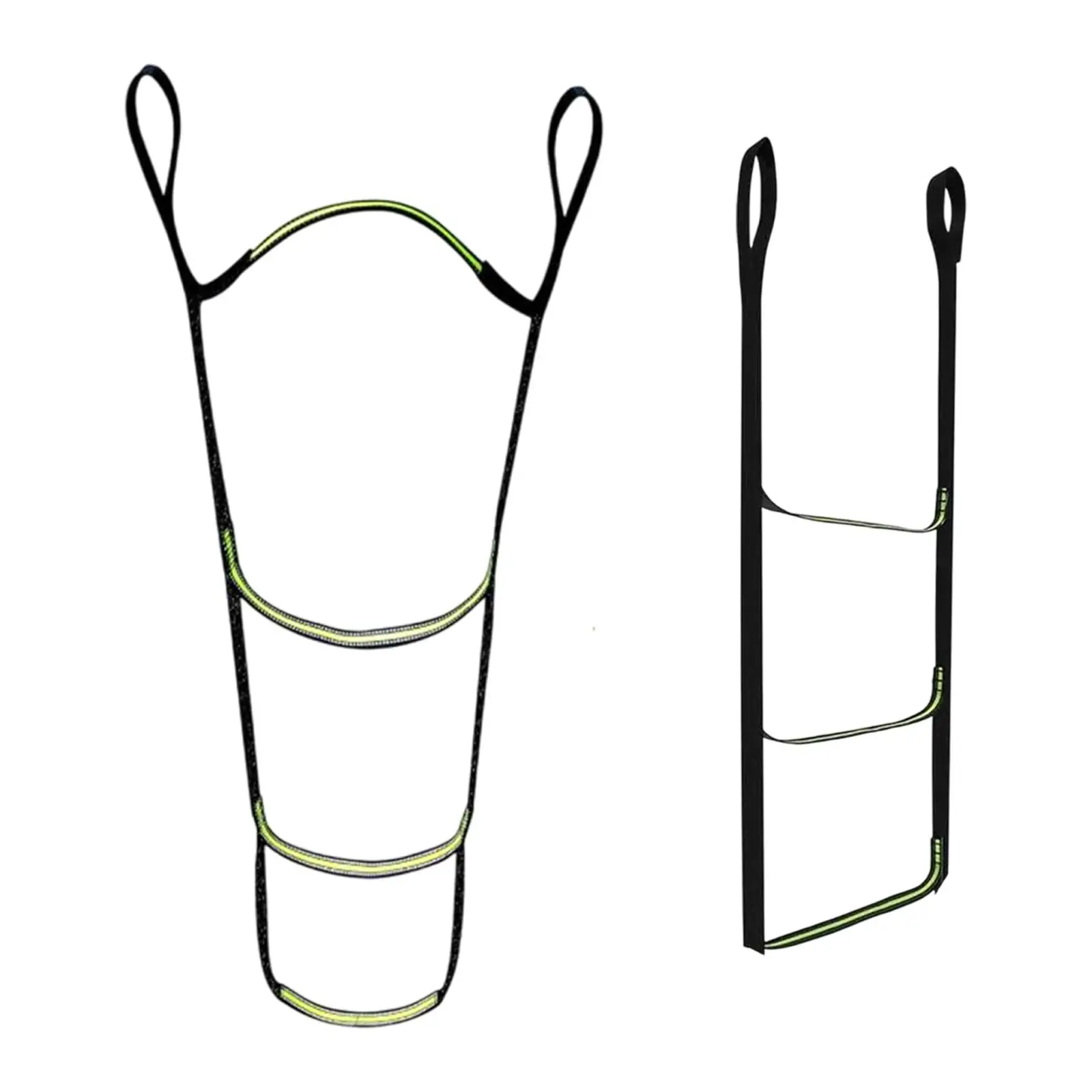 Climbing Aider Outdoor Sports Nylon Sturdy with Reflective Strips Step Aider