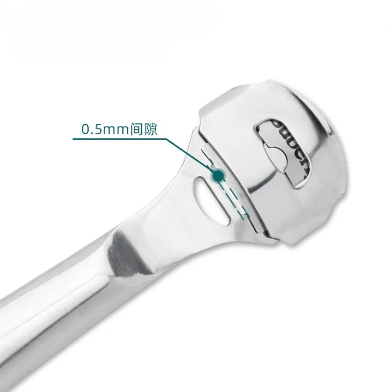 Foot Callus Shaver Heel Hard Skin Remover Stainless Steel Handle 10 Blades