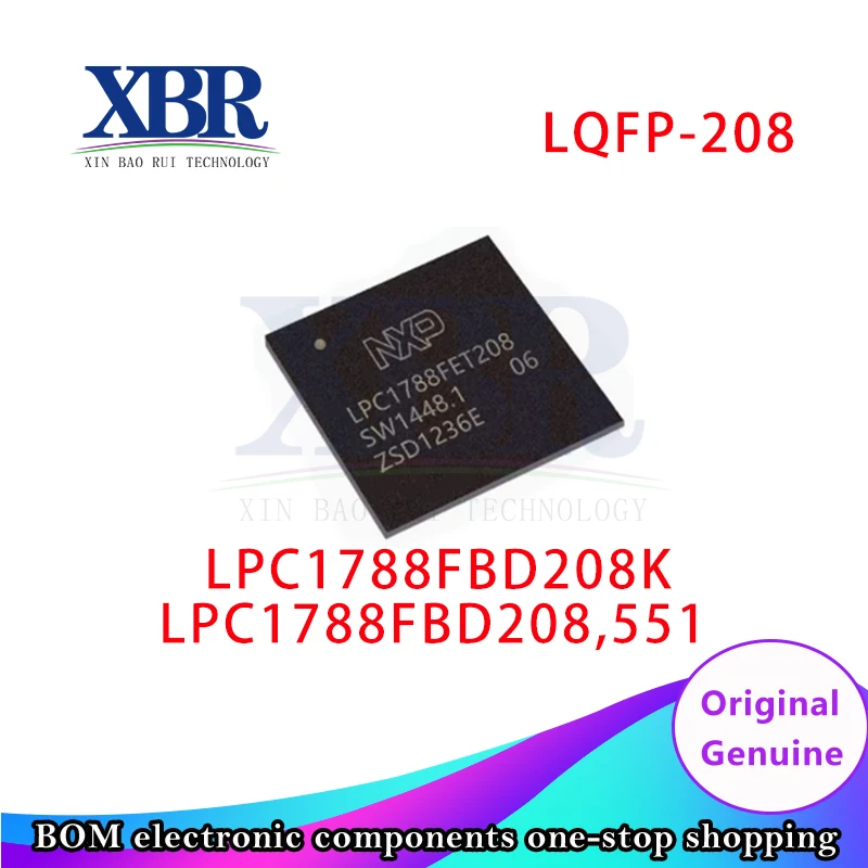 

10 pieces LPC1788FBD208K LPC1788FBD208,551 LQFP-208 New Original 100% Quality