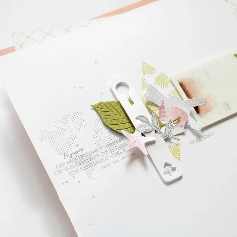Mmao Craft Metall-Stanzformen, Schablonen für Lesezeichen, Scrapbooking, Papierbasteleien, Messerformen, Stanzschablonen