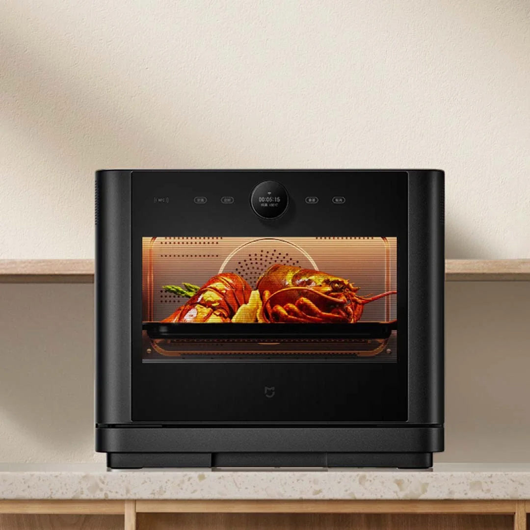 XIAOMI MIJIA Smart Micro Steamer Roaster 27L Household Inverter Microwave Steam Oven Air Fryer APP Wireless Control MKX03M