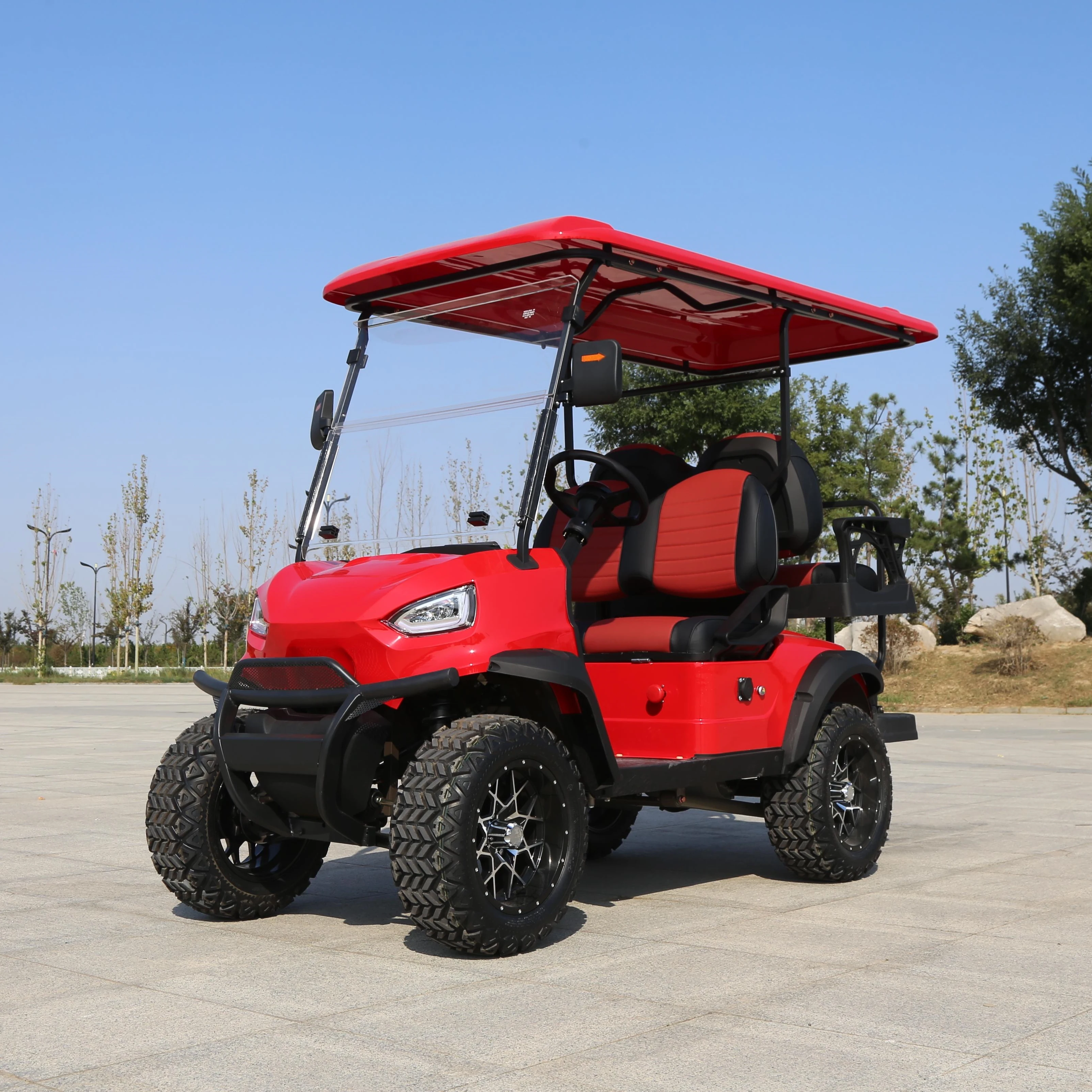 CE Factory Direct High Quality New Design Brand 2+2 seater electric golf carts CE/EEC certification