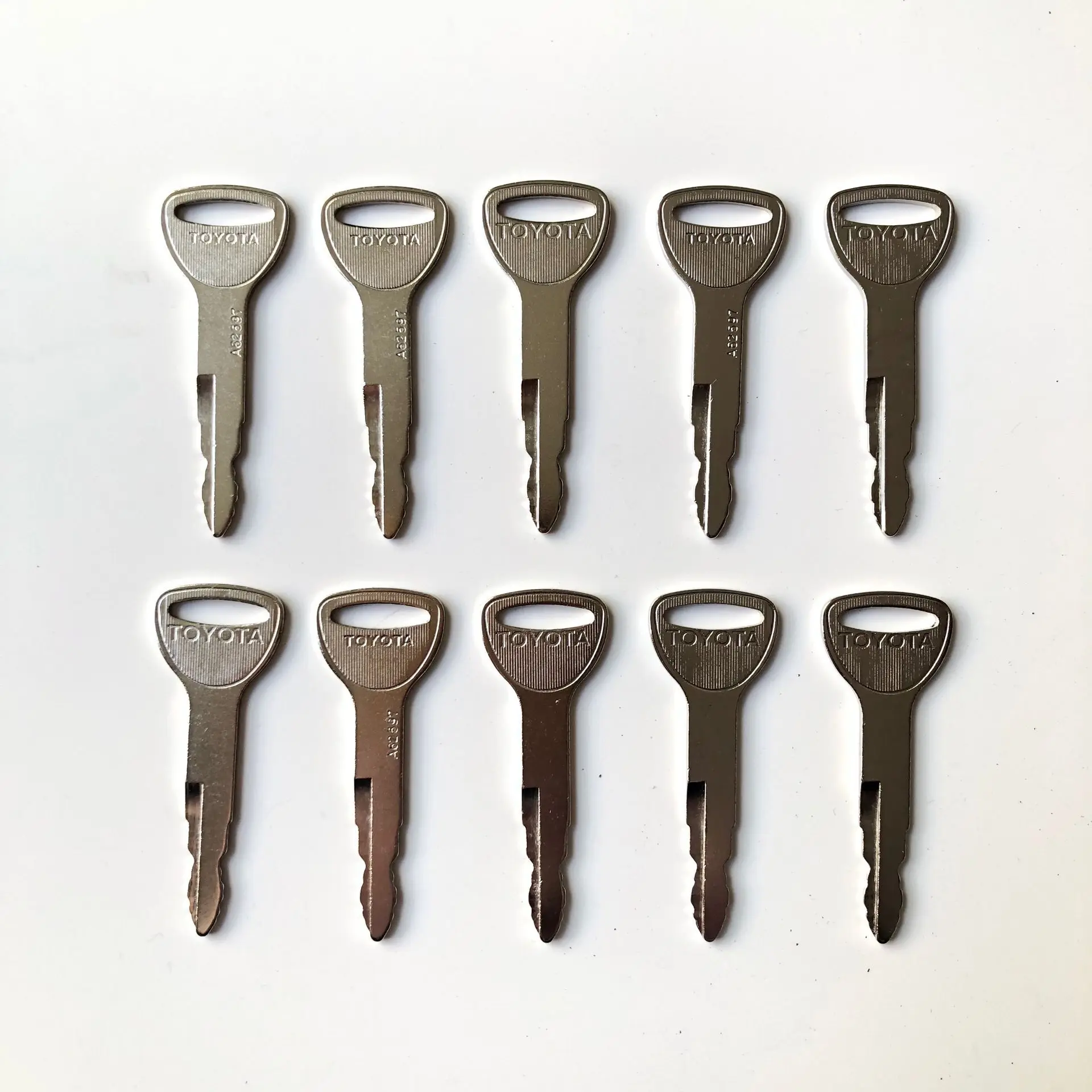 

10PCS For Toyota Forklift Equipment Ignition Key replacement for keys A62597 Free Shipping