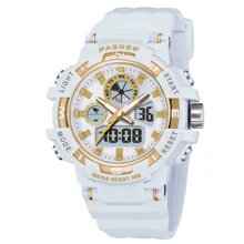 

Pasnew Top Brand Original Watch Women White Sports Watches Led Digital Analog Quartz Watches Ladies Girls Watches Reloj Mujer