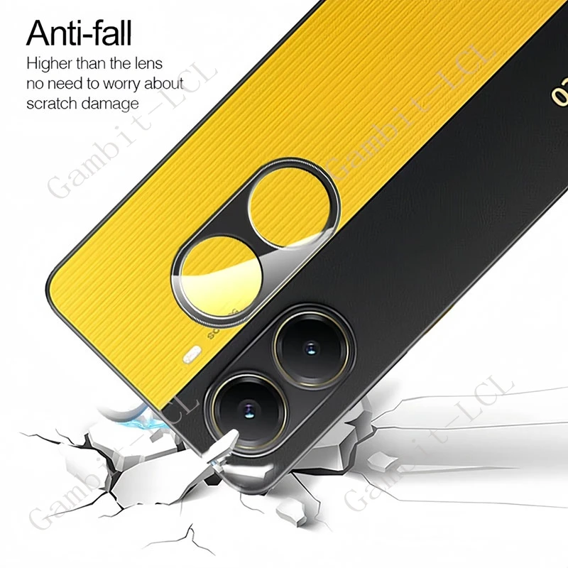 2PCS 9H HD 3D Camera Lens Tempered Glass Protector Film